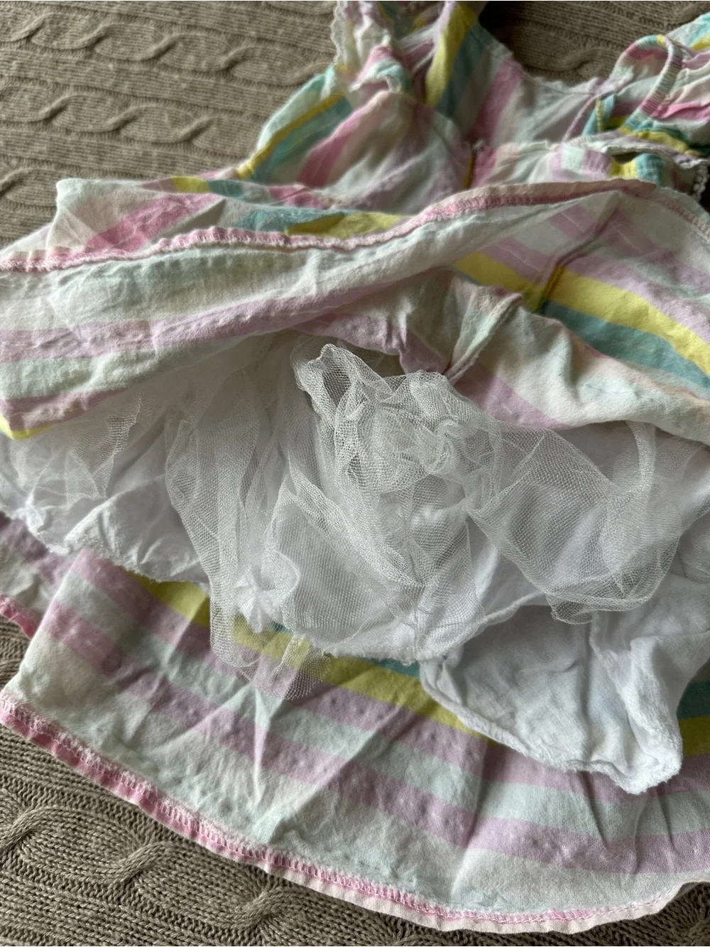 EUC Carter’s Baby Girl 2pc Dress Bundle, Pastel Plaid, 2T
